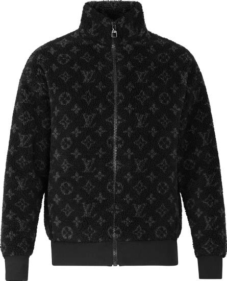 louis vuitton white fleece jacket|louis vuitton sherpa jacket.